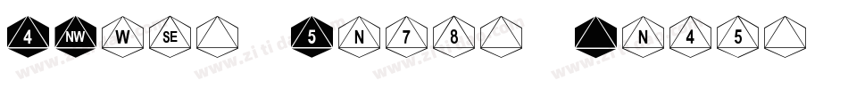 DPoly Eight Sider 1字体转换